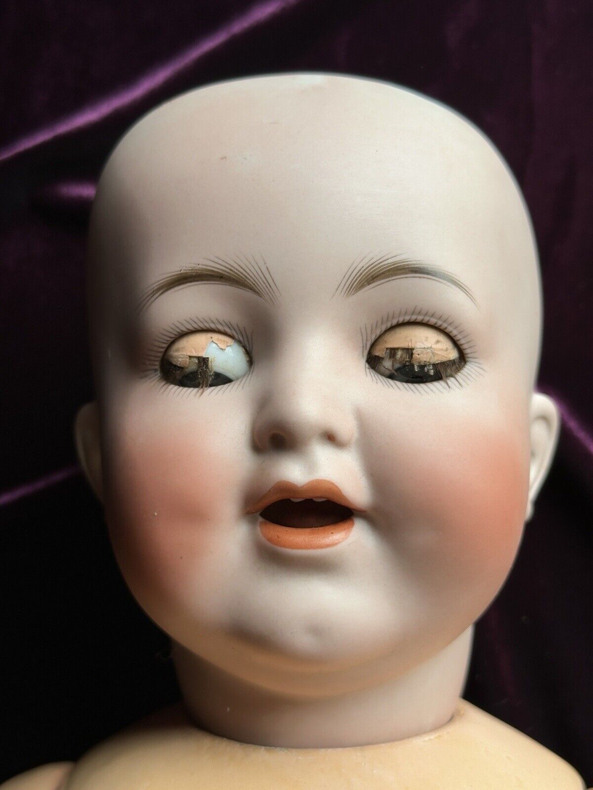 Antique German 22” Kammer Reinhardt 22 62 Bisque Head Baby Doll