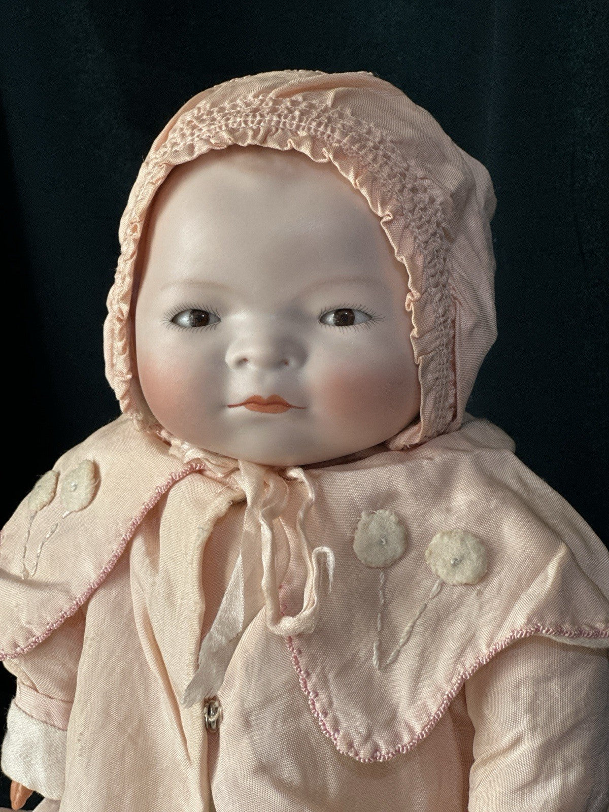 Antique 15” Bye Lo Doll Bisque Head by Grace Putnam Working Cryer