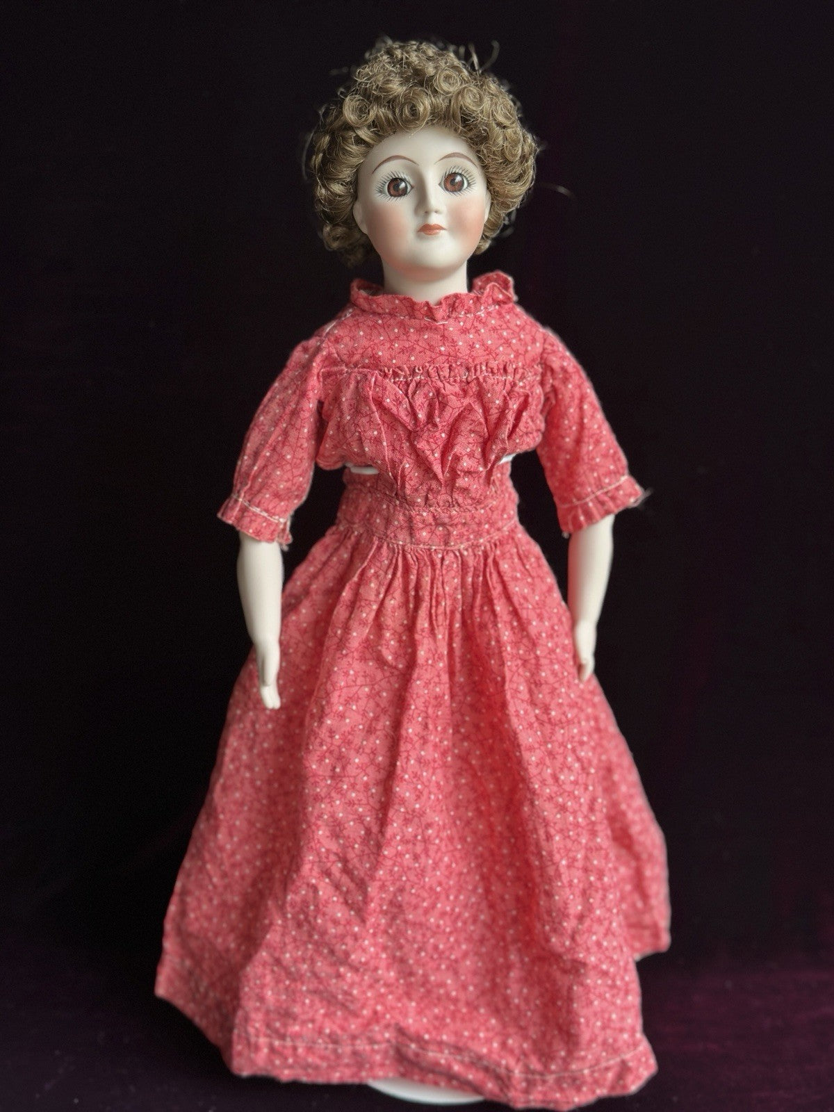 Porcelain Cloth 16.5” Reproduction of Antique German Kestner Gibson Girl Doll