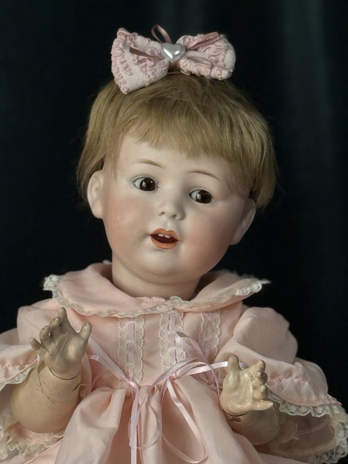 Antique German Cuno Otto Dressel Baby 16” Character “Jutta” Mold 1914 Doll