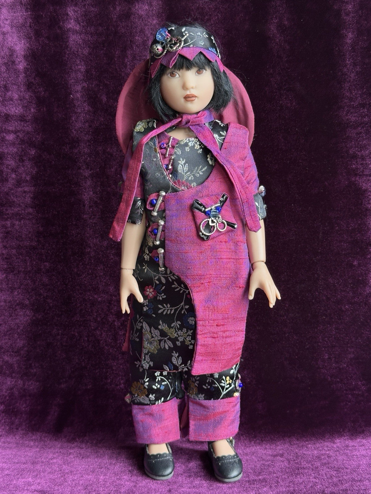 Collectible 14” Kish BJD Vinyl Asian Doll