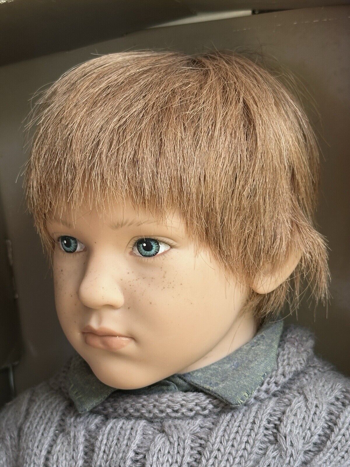 Vintage 24” Sabine Esche Sigikid Sammy Boy Vinyl Doll LE 1500 Box + Tag