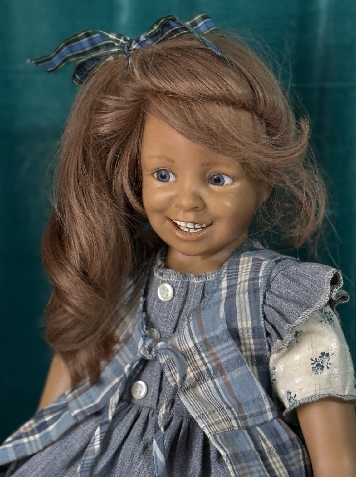 Artist Collectible Vinyl 23” Doll Ushi by Heidi Plusczok 1996 Signed