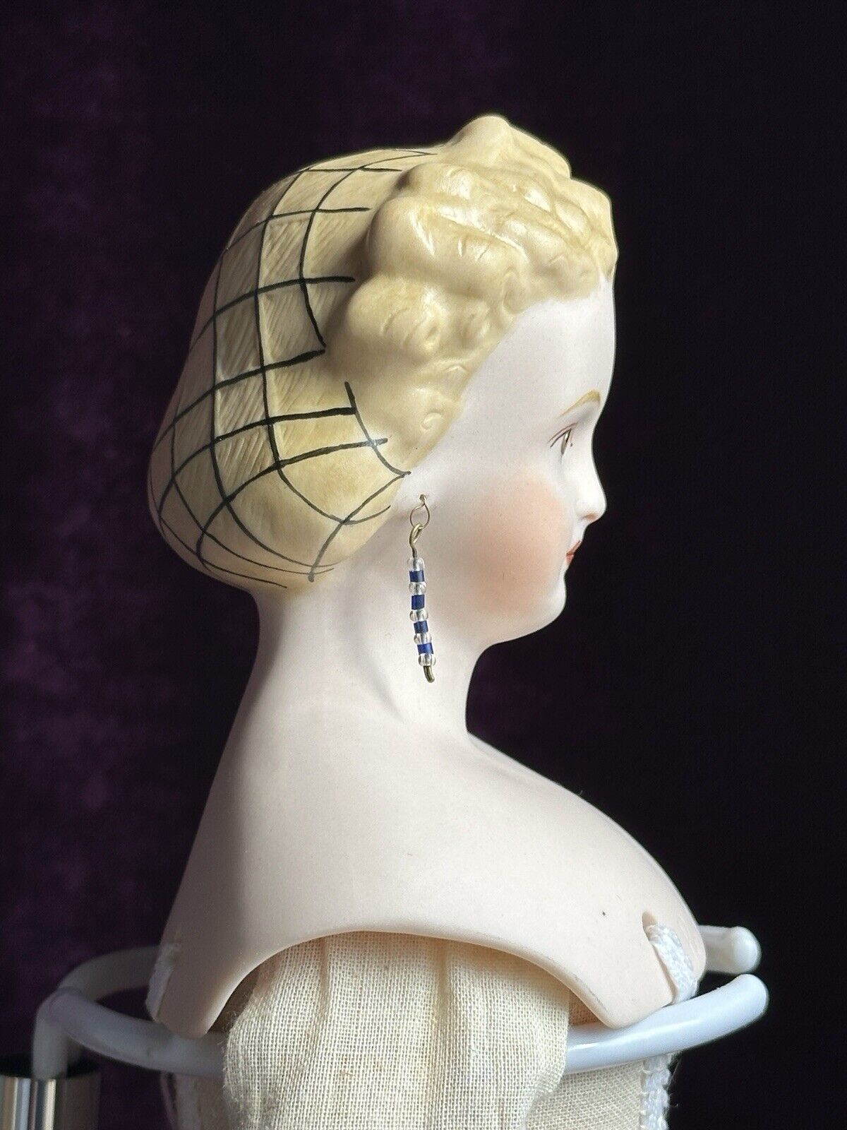 Vintage 17.5” Reproduction of Parian Porcelain Doll from Emma Clear Mold