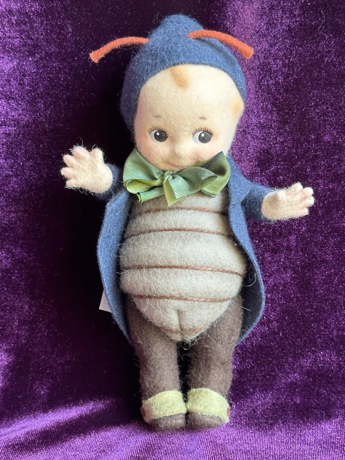 Collectible 6” John Wright Peeper Kewpie Bug Felt Doll in Box LE 250