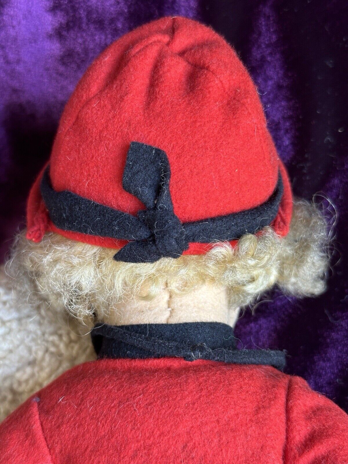 Vintage Italian All Original 12” Lenci 111 Series Felt Cloth Doll