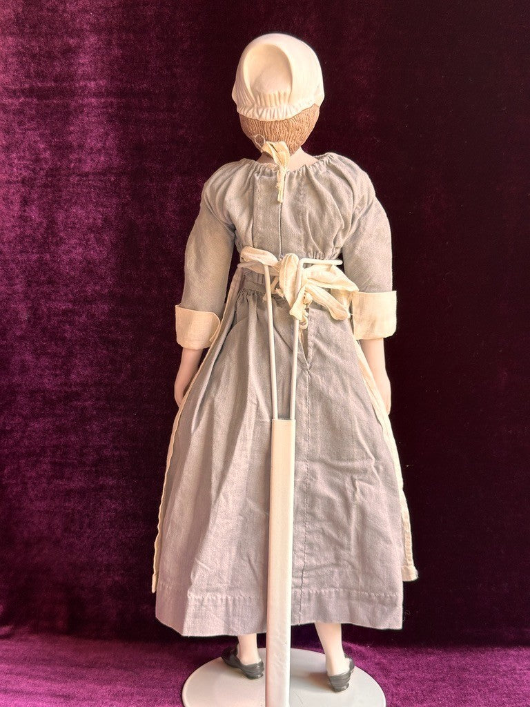 Vintage Porcelain 16" UFDC Artist Diana Crosby Ye Boston Maid Cloth Doll