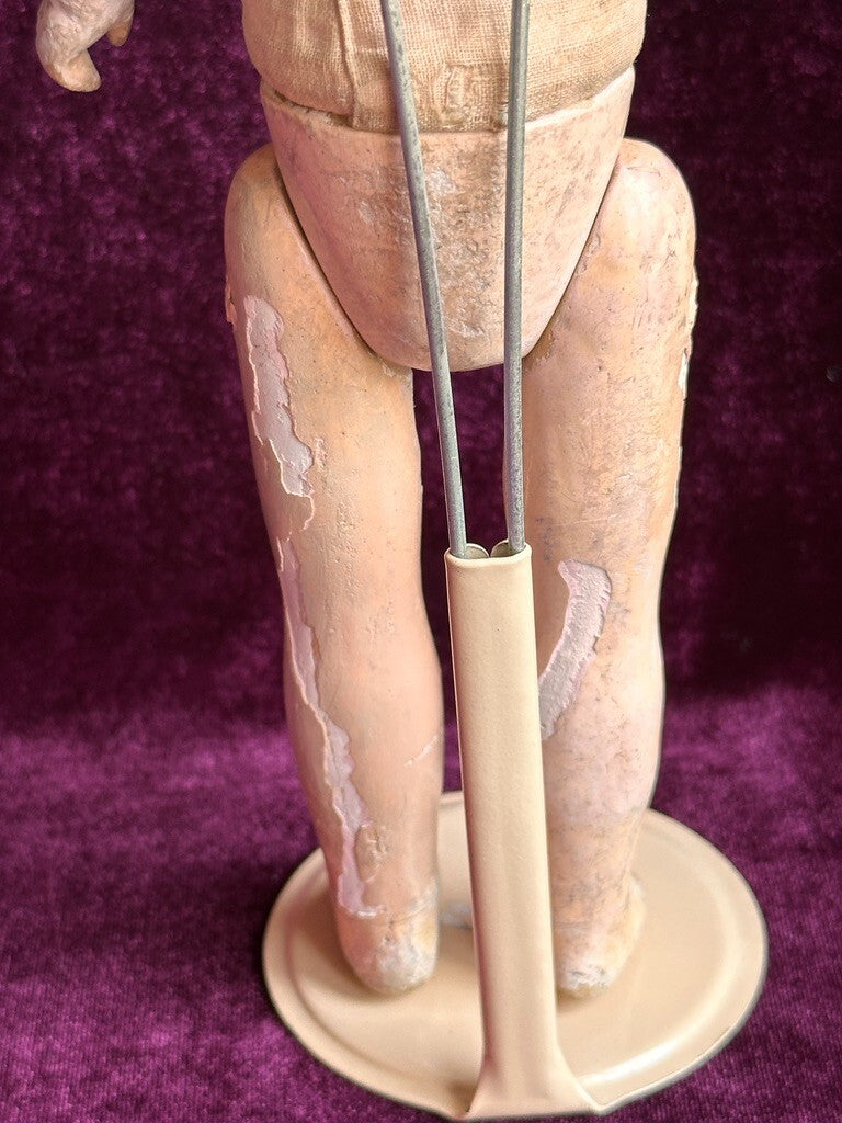 Antique French 11.5" Tout en Bois Wood Doll – Motschmann Type Body
