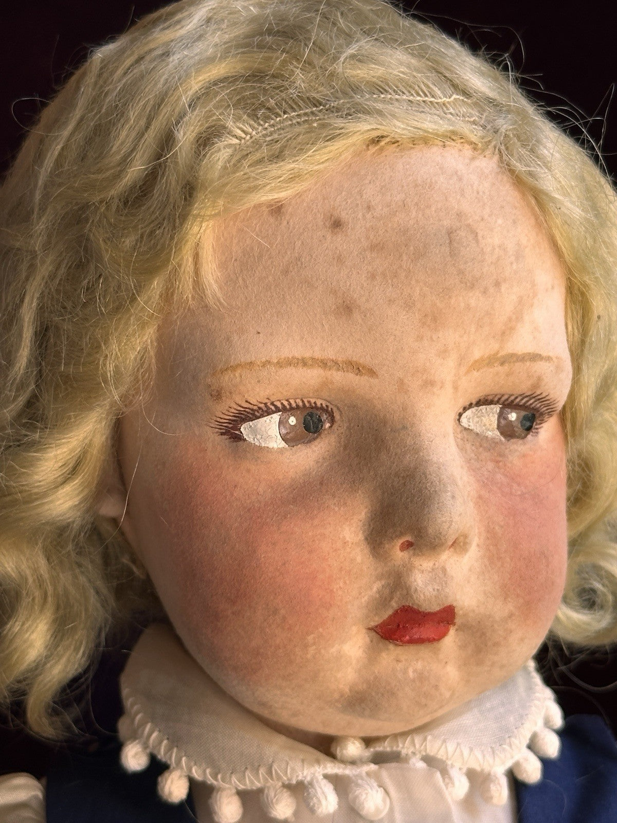 Large Vintage Italian 22” Lenci 300 Series Felt Doll