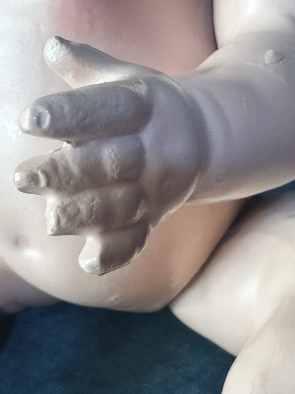 Vintage Unmarked All Composition 17” Baby Doll