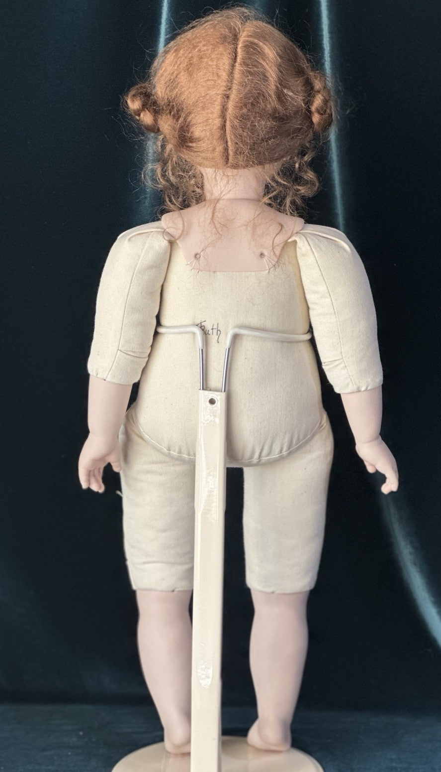 Collectible Artist 22” Porcelain Doll “Moni” by Ruth Treffeisen LE 1/100 COA
