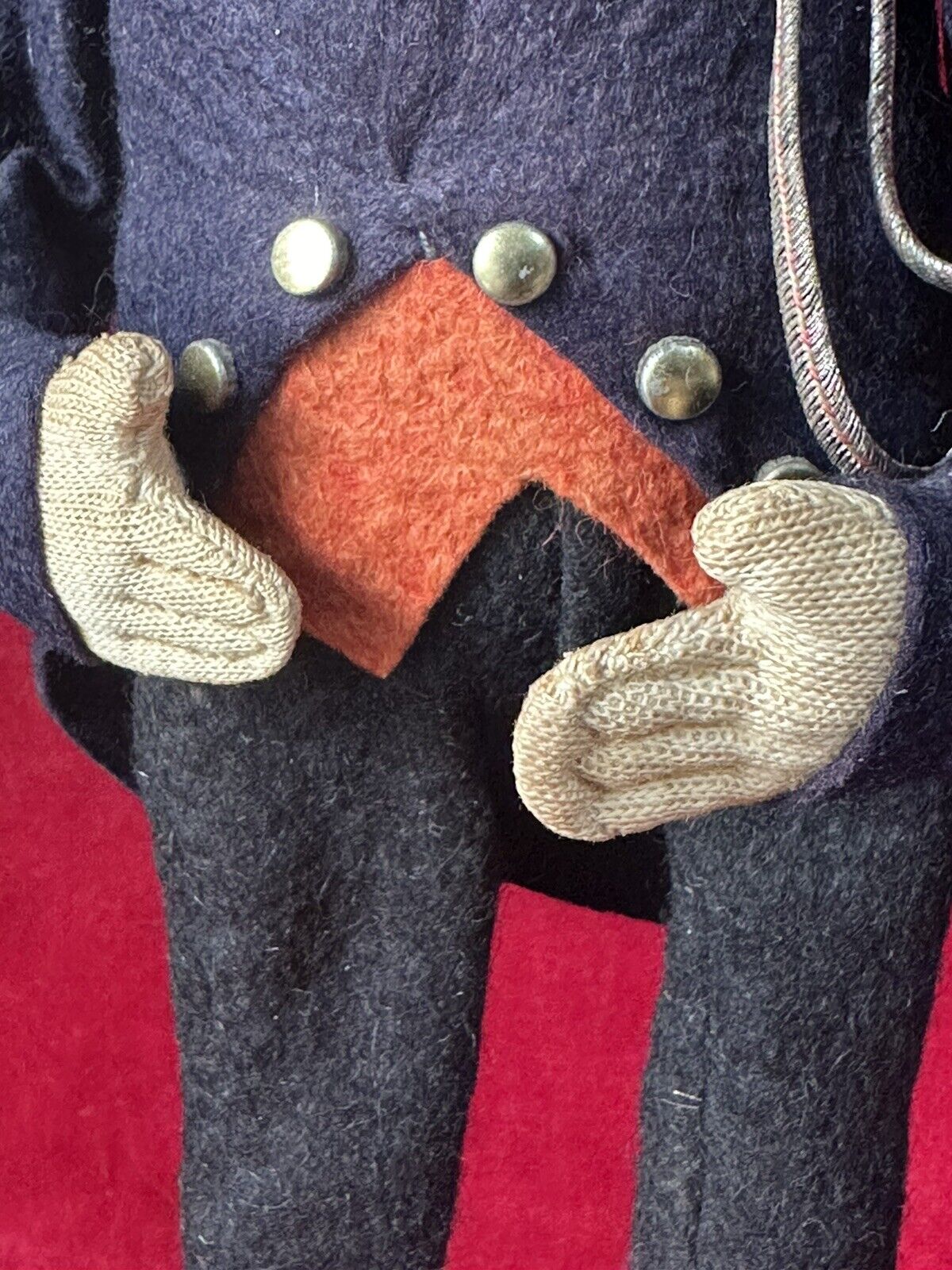 RARE Antique German Stockinette Caricature Character 12” Doll K*R 1012 Catalog
