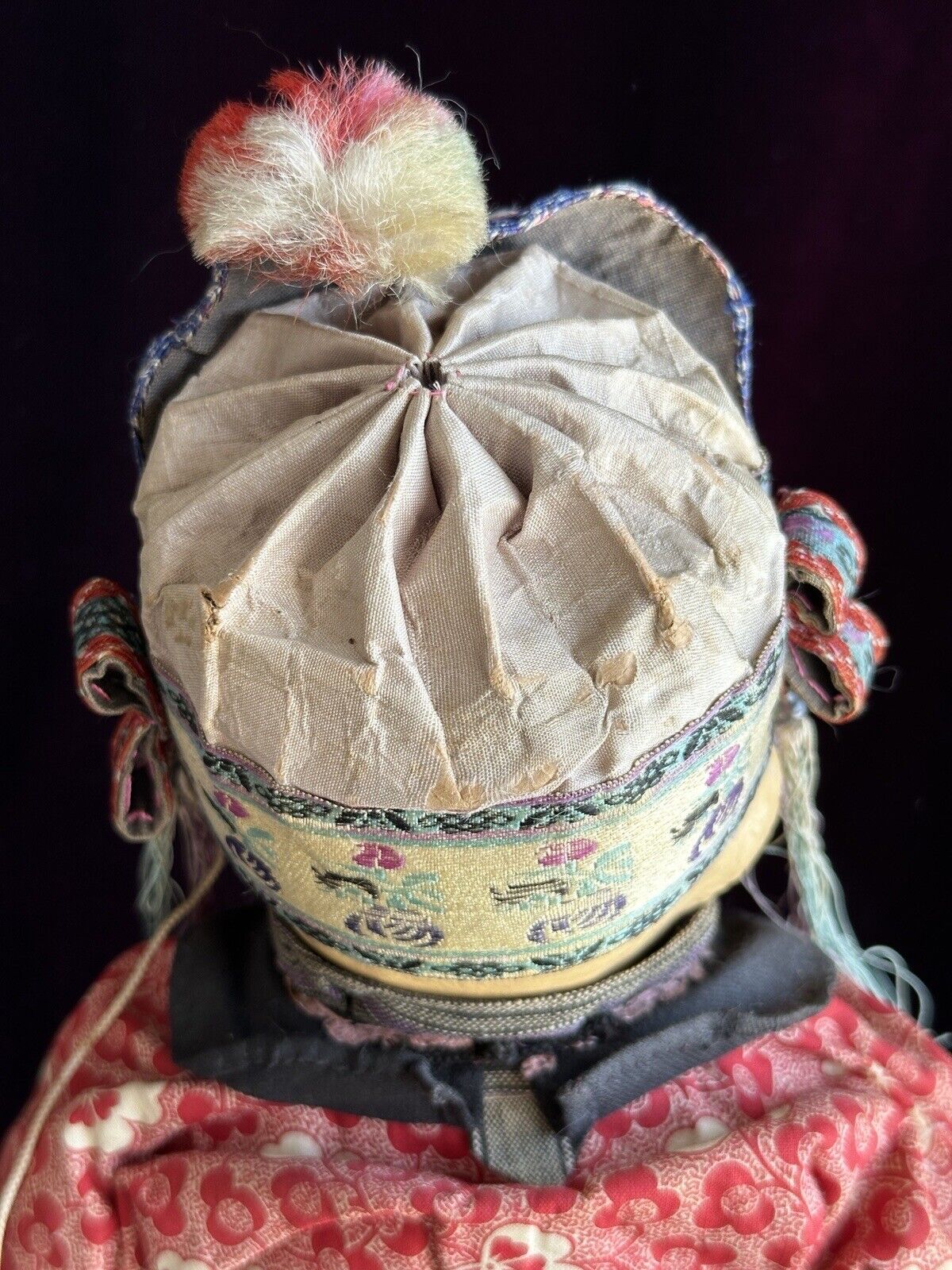 Antique Chinese Oil Painted Martha Chase Style FIve Finger Ching Mission Doll