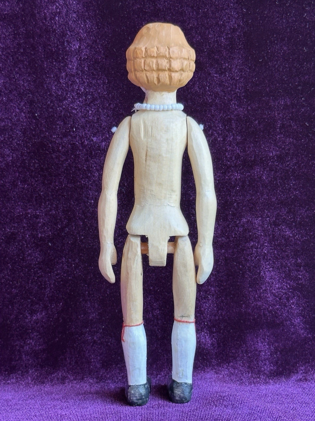 Lot of 2 Hand Carved Hitty Dolls by Natalie Cooper