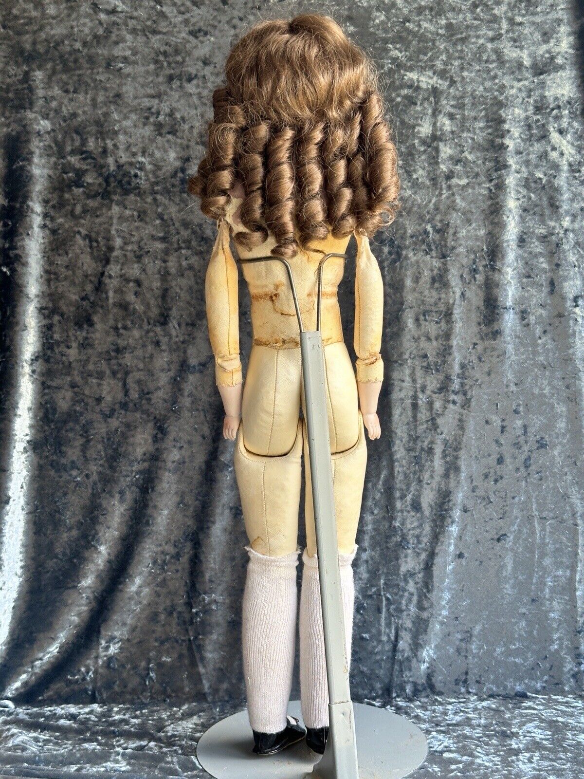 Large Antique German 29” Kestner Alphabetic Series Turned Bisque Head Doll