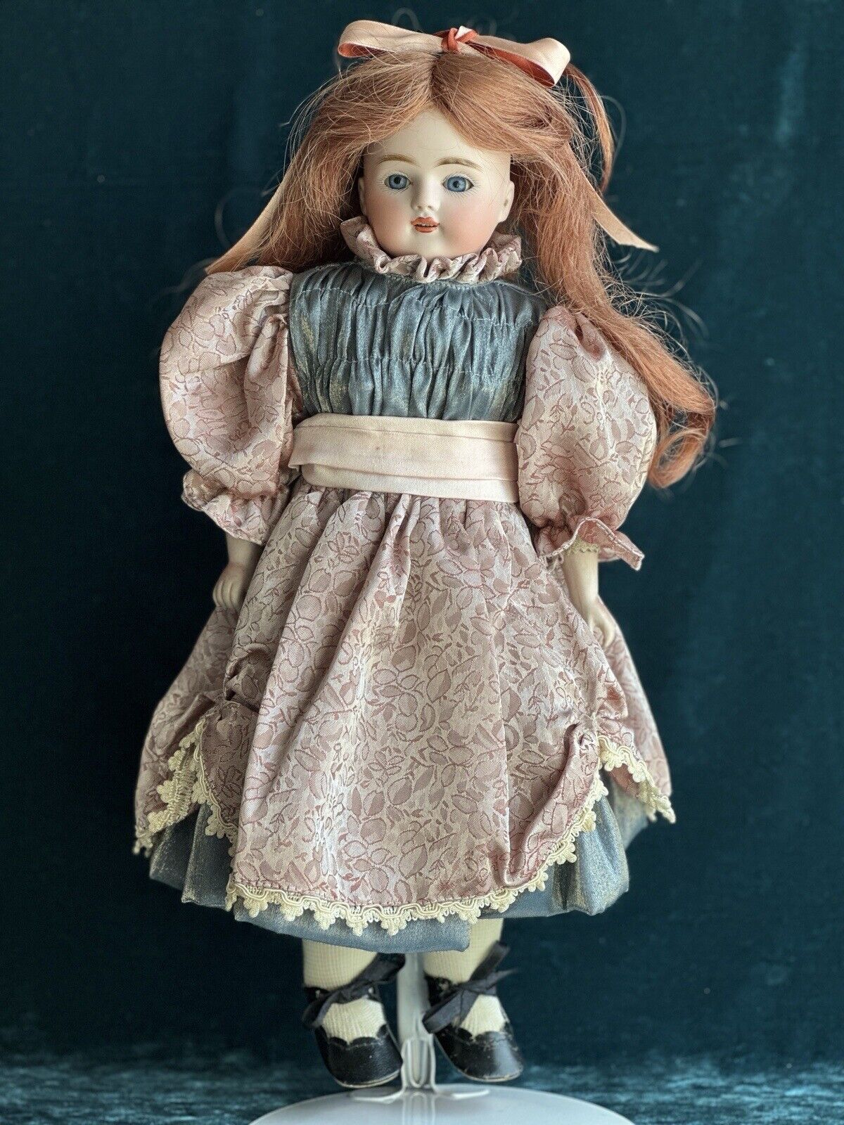 Antique German 17” Kestner Alphabet Series H Bisque Shoulder Head Doll