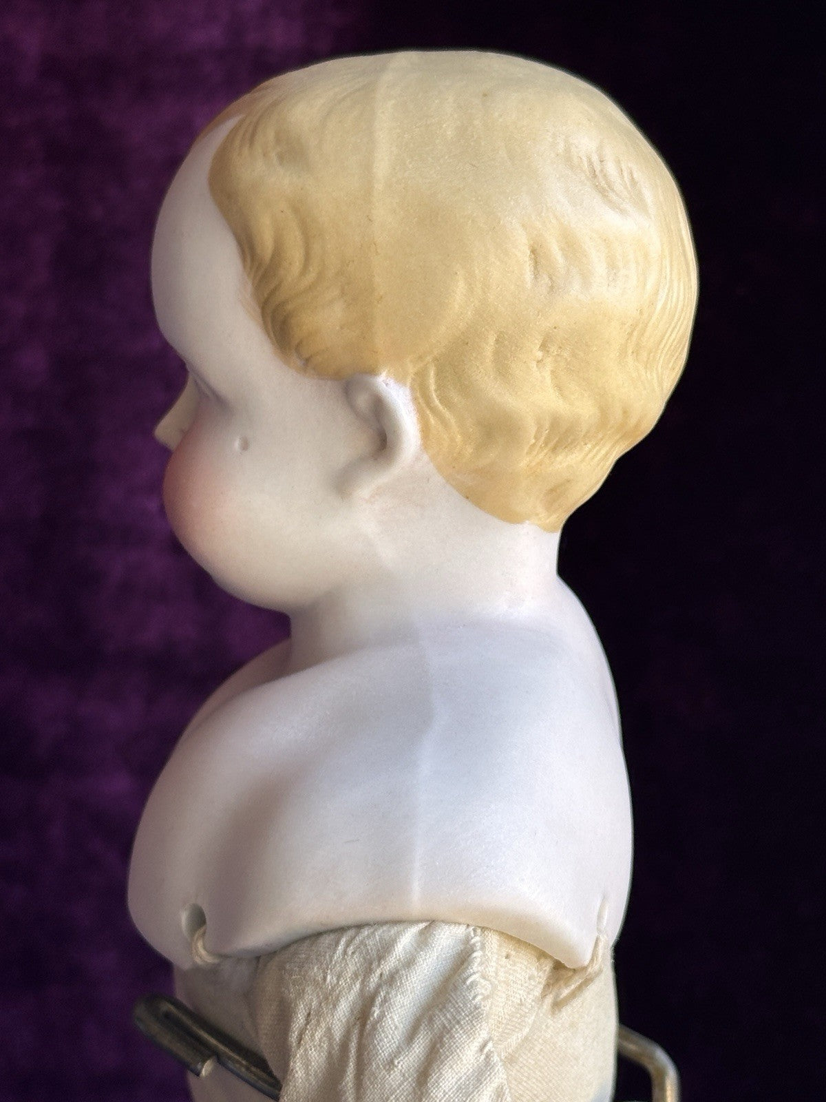 Rare Antique German 15” Alt, Beck & Gottschalck (?) Bisque Parian Boy Doll