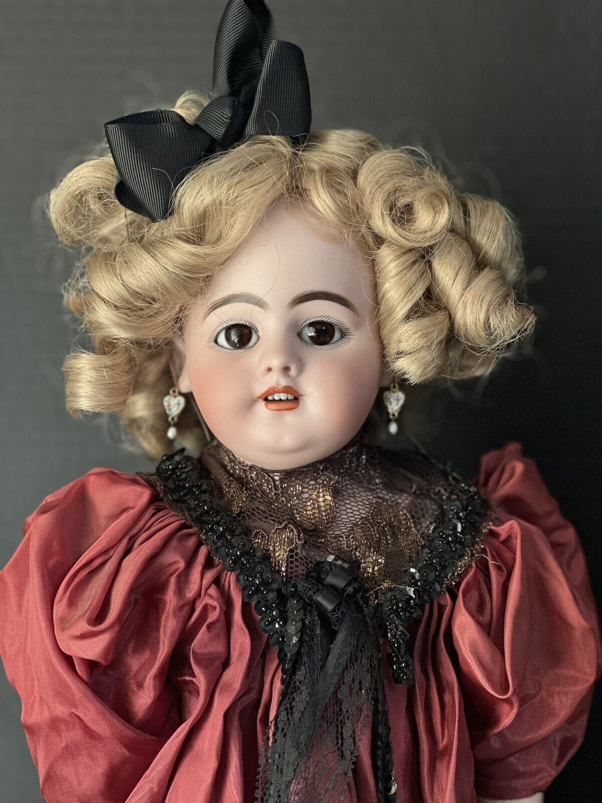 Antique German Simon Halbig 25” Doll Turned Head Mold 1010 - Damaged