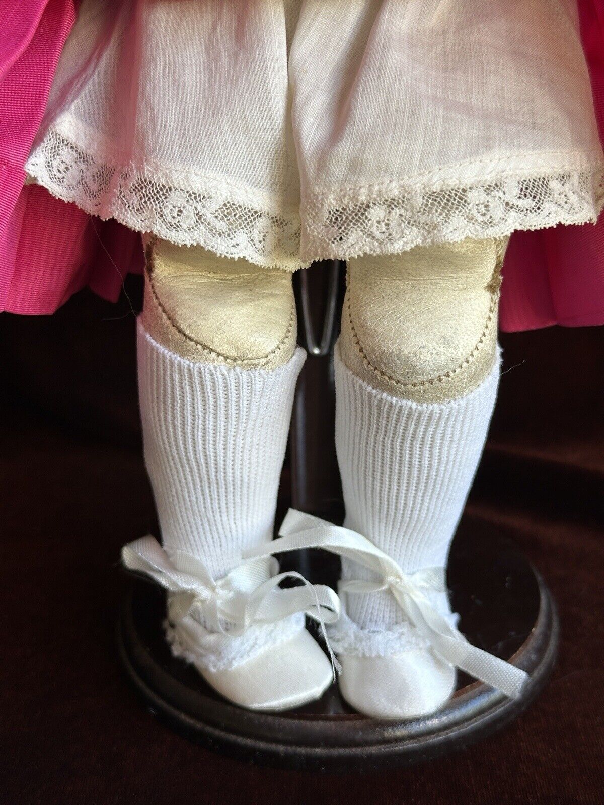 Antique German 14” Early Kestner Closed Mouth Bisque Shoulder Head Doll