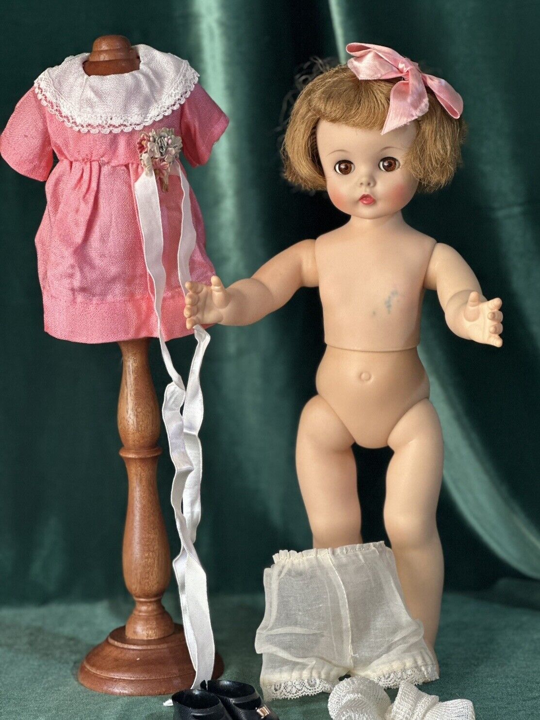 Vintage 1958 Madame Alexander Kelly Baby Vinyl/Plastic 14 1/2” Doll