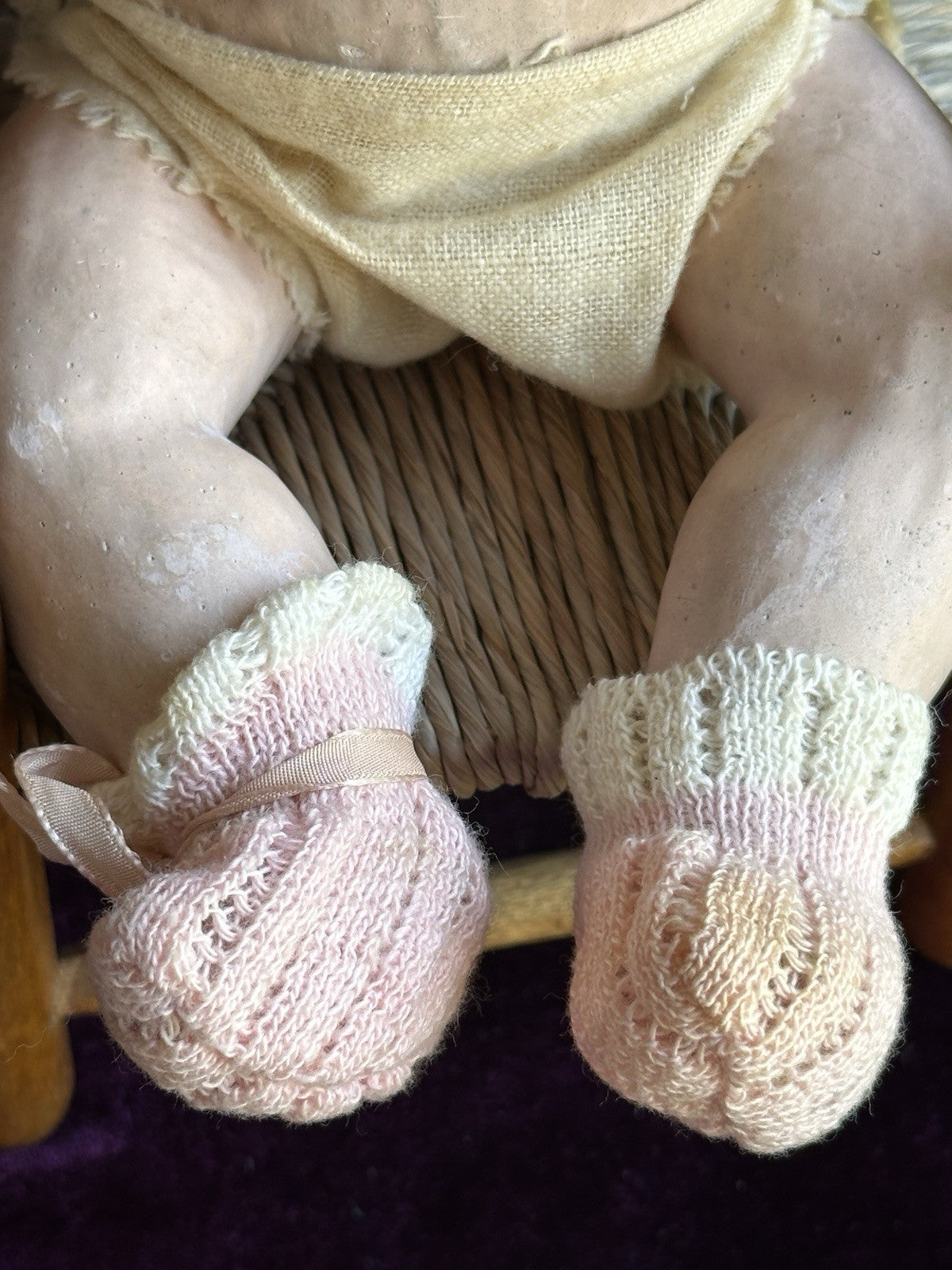 Rare Antique German 11.5” Armand Marseille 590 Bisque Head Baby Doll