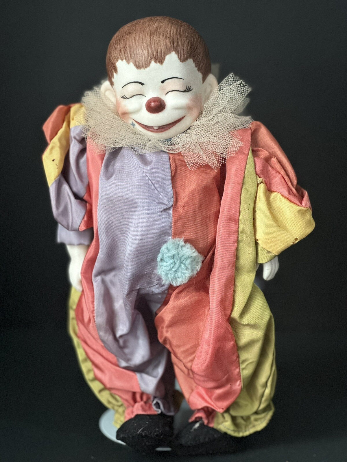 Lot Of 3 Vintage Clowns Dolls/Toys