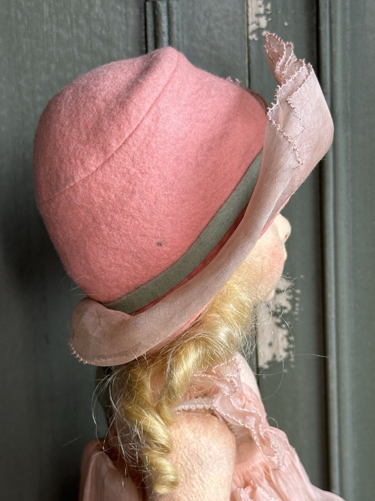 Rare All Original 16” Vintage Italian Lenci 149 Series Felt Cloth Doll with Tag