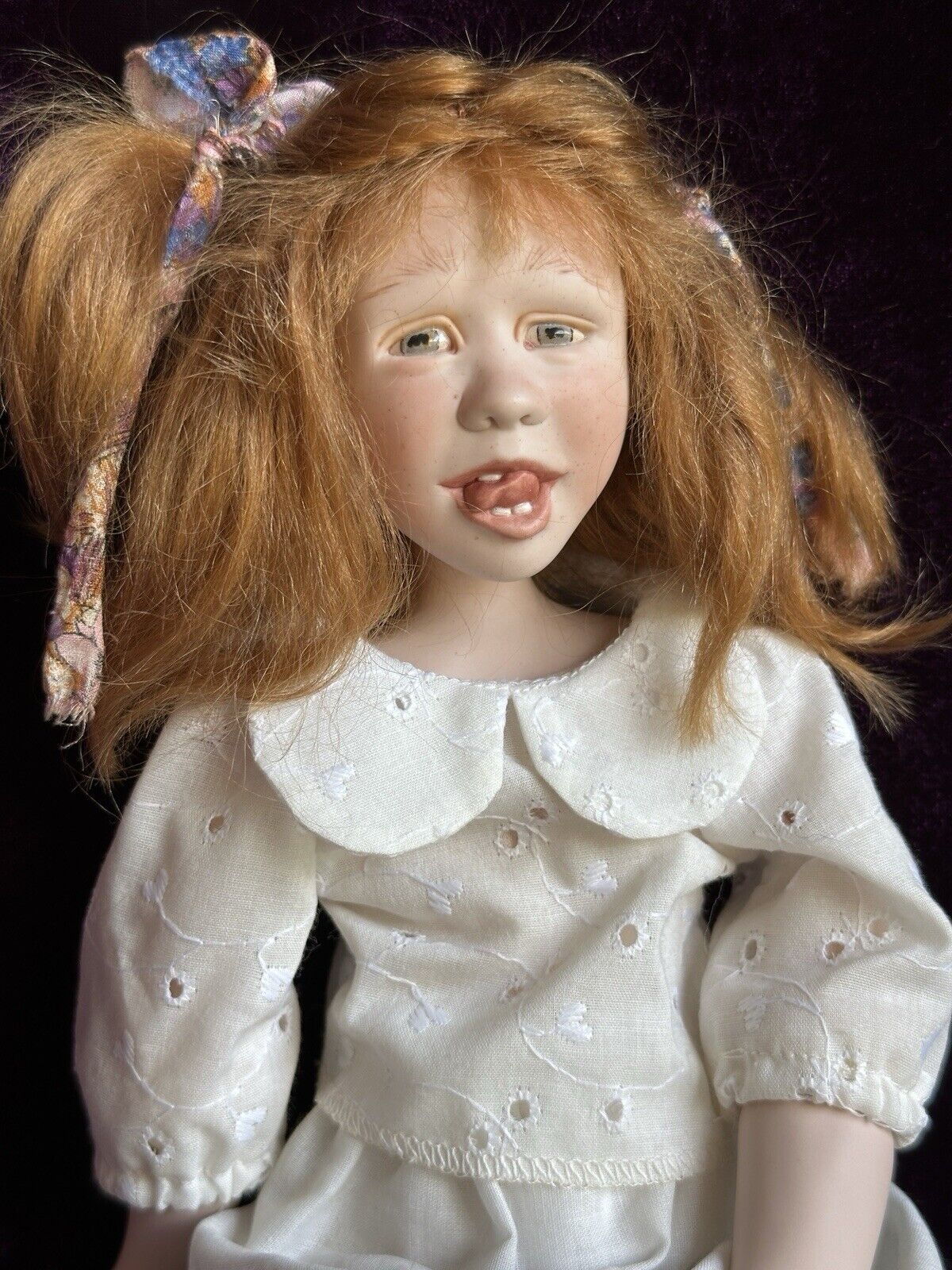 Collectible Porcelain 15” Artist Doll By Sandi McAslan LE 100