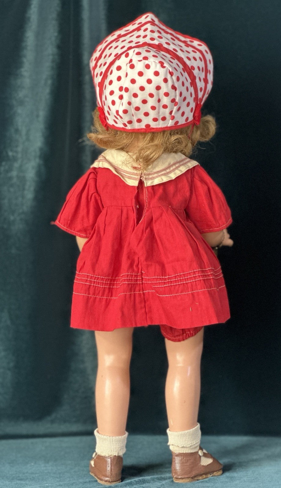Rare Vintage 1930s Effanbee Composition Mary Ann Lovums 19” Doll Original Tag