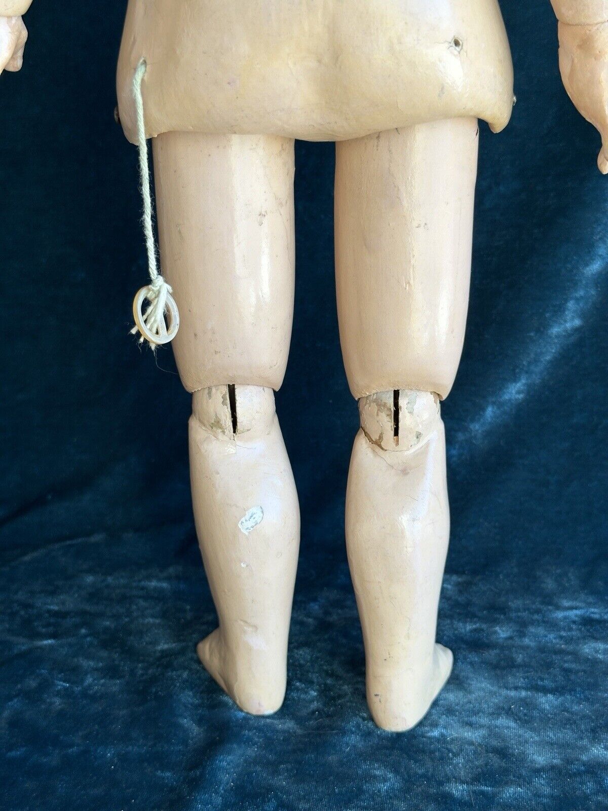 Antique German 22” Adolf Wislizenus Special Bisque Head Doll Walker Body