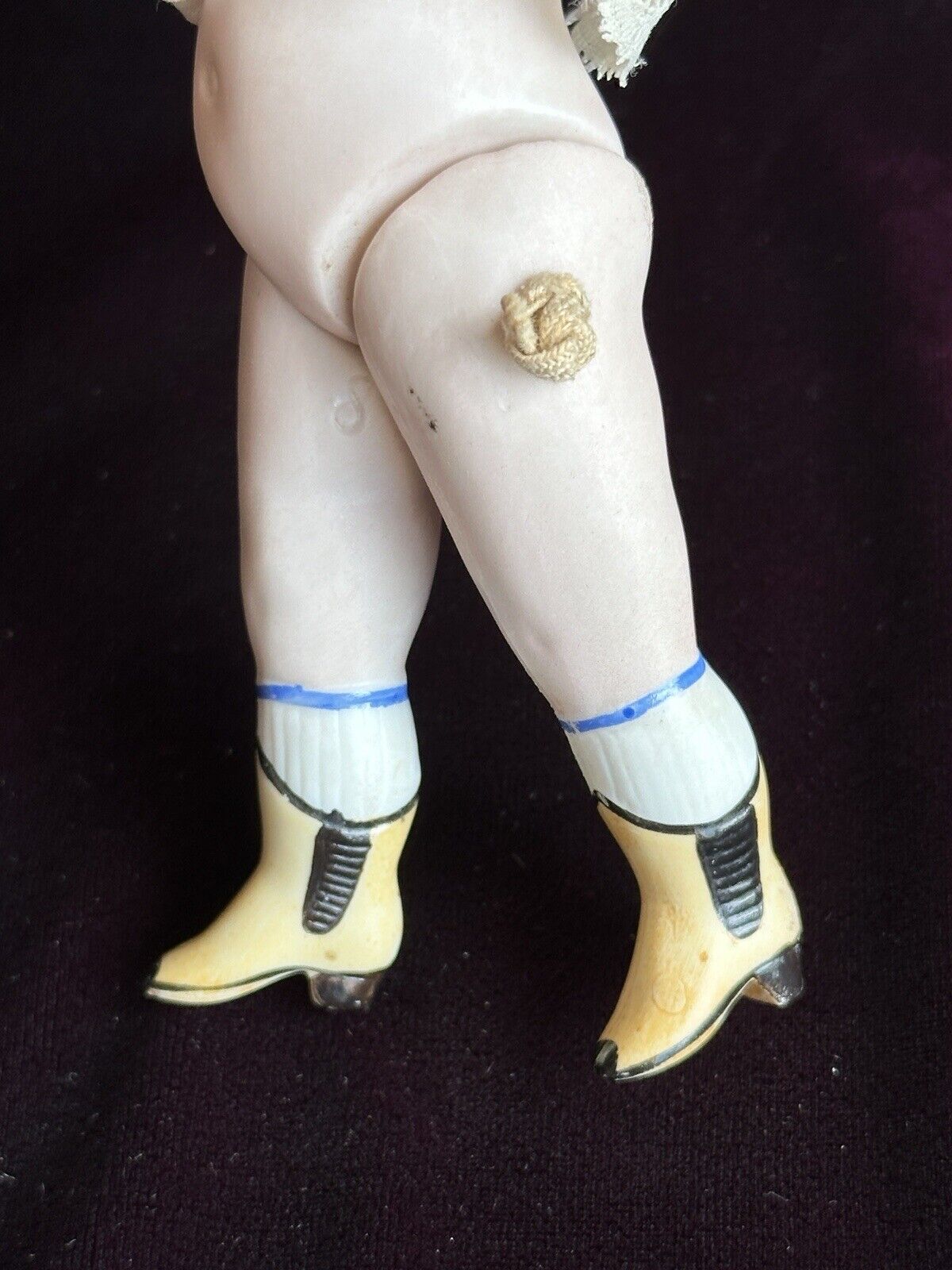 Rare Antique German 6” All Bisque Gebruder Kuhnlenz 96 Mignonette Doll