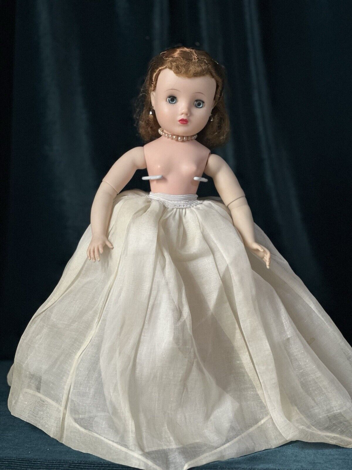 Vintage 1950’s Madame Alexander 16” Doll Elise Original Tagged Bride Outfit