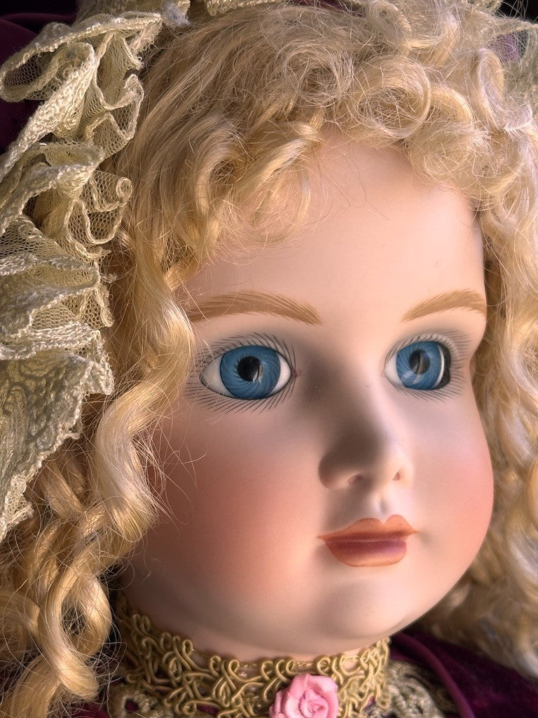 Patricia Loveless 24.5" Bernadette Musical Porcelain French Bebe Doll LE 200