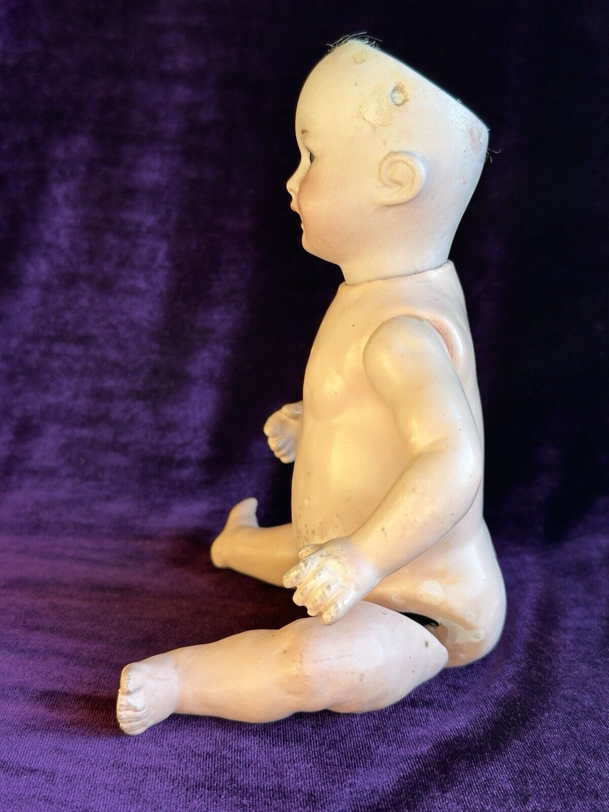 Rare Antique German 9.5” Armand Marseille 590 Bisque Head Baby Doll