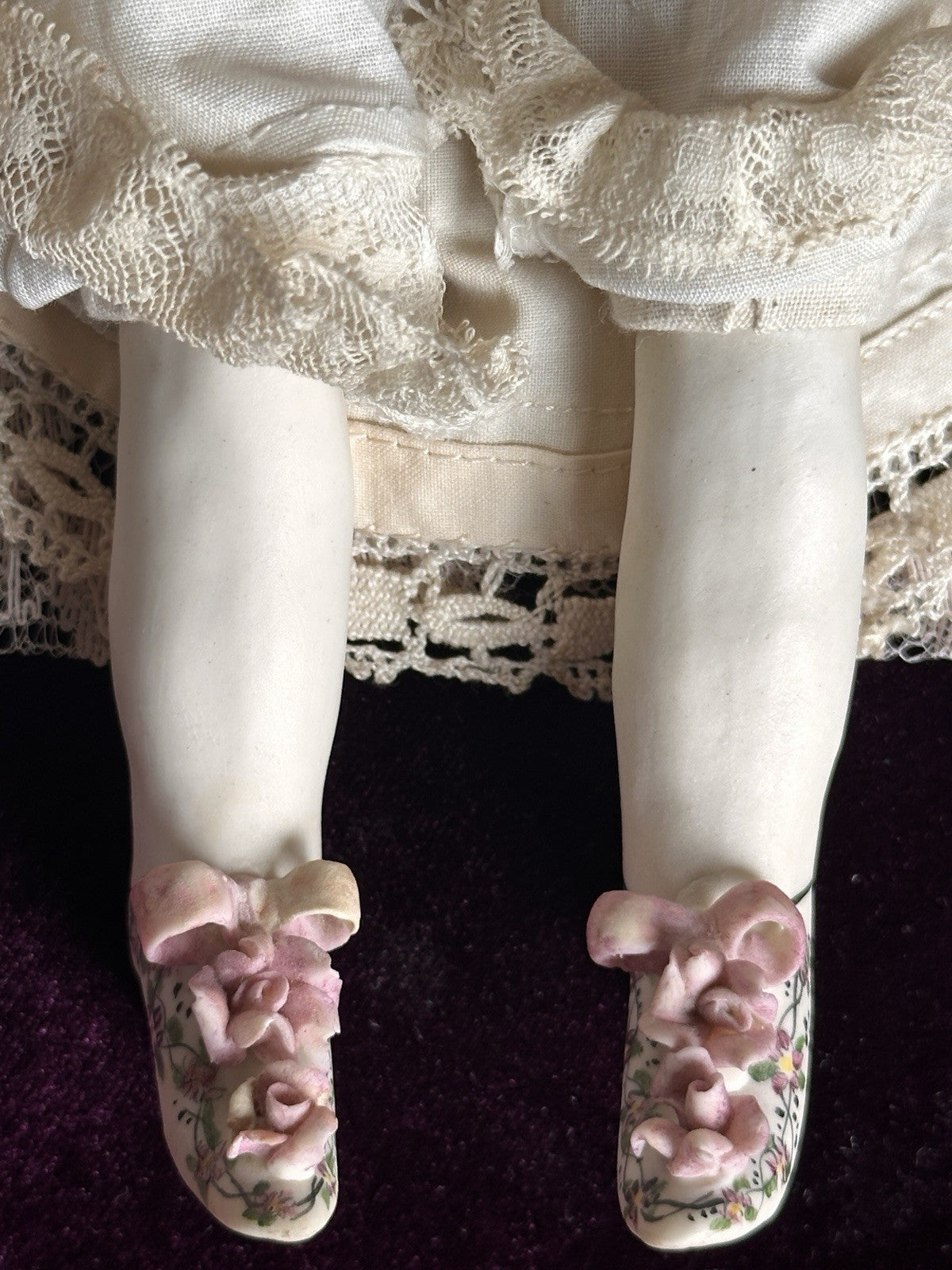 Vintage Porcelain 15” Parian Style Victorian Doll