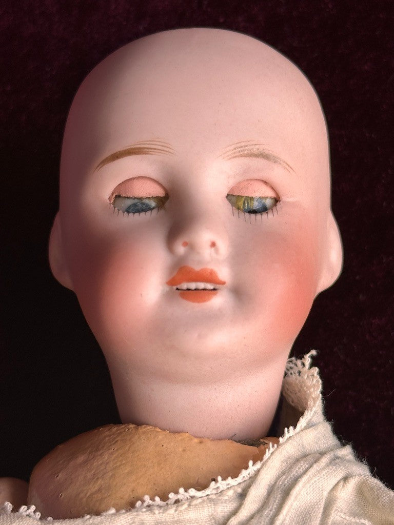 Antique French 10.25” Bleuette SFBJ France 301 Bisque Head Doll