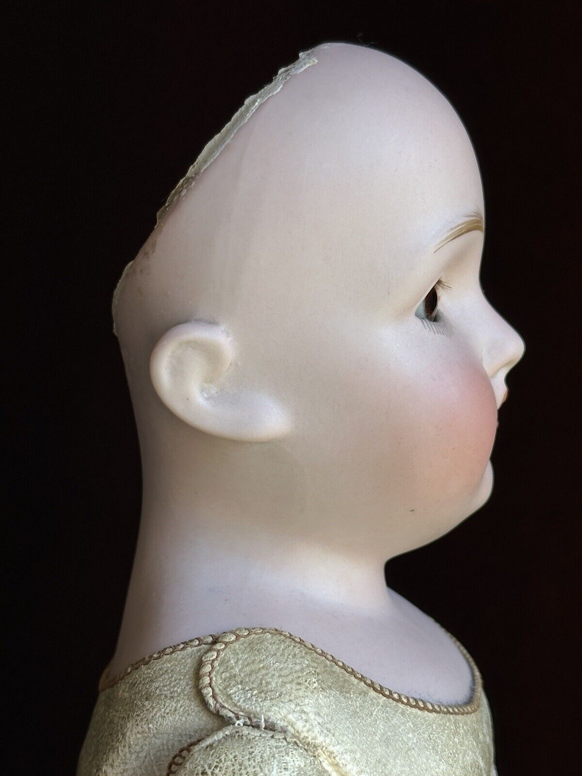 Antique German 18” Kestner 154 Bisque Shoulder Head Doll Stamped Body