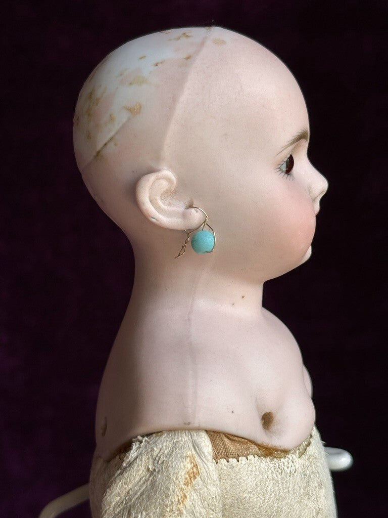 Rare Antique German 12" Simon Halbig 940 Solid Domed Head Closed Mouth Doll