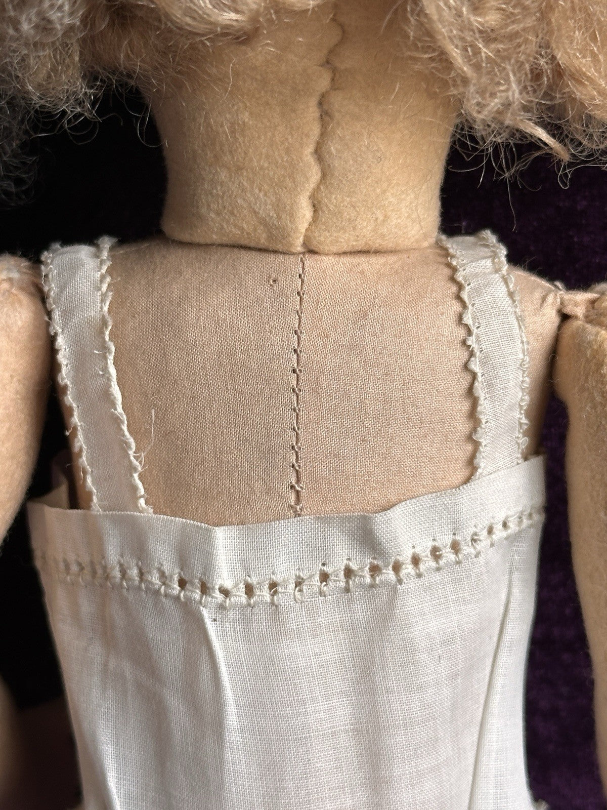 Vintage Italian 12” Lenci 111 Felt Cloth Character Doll