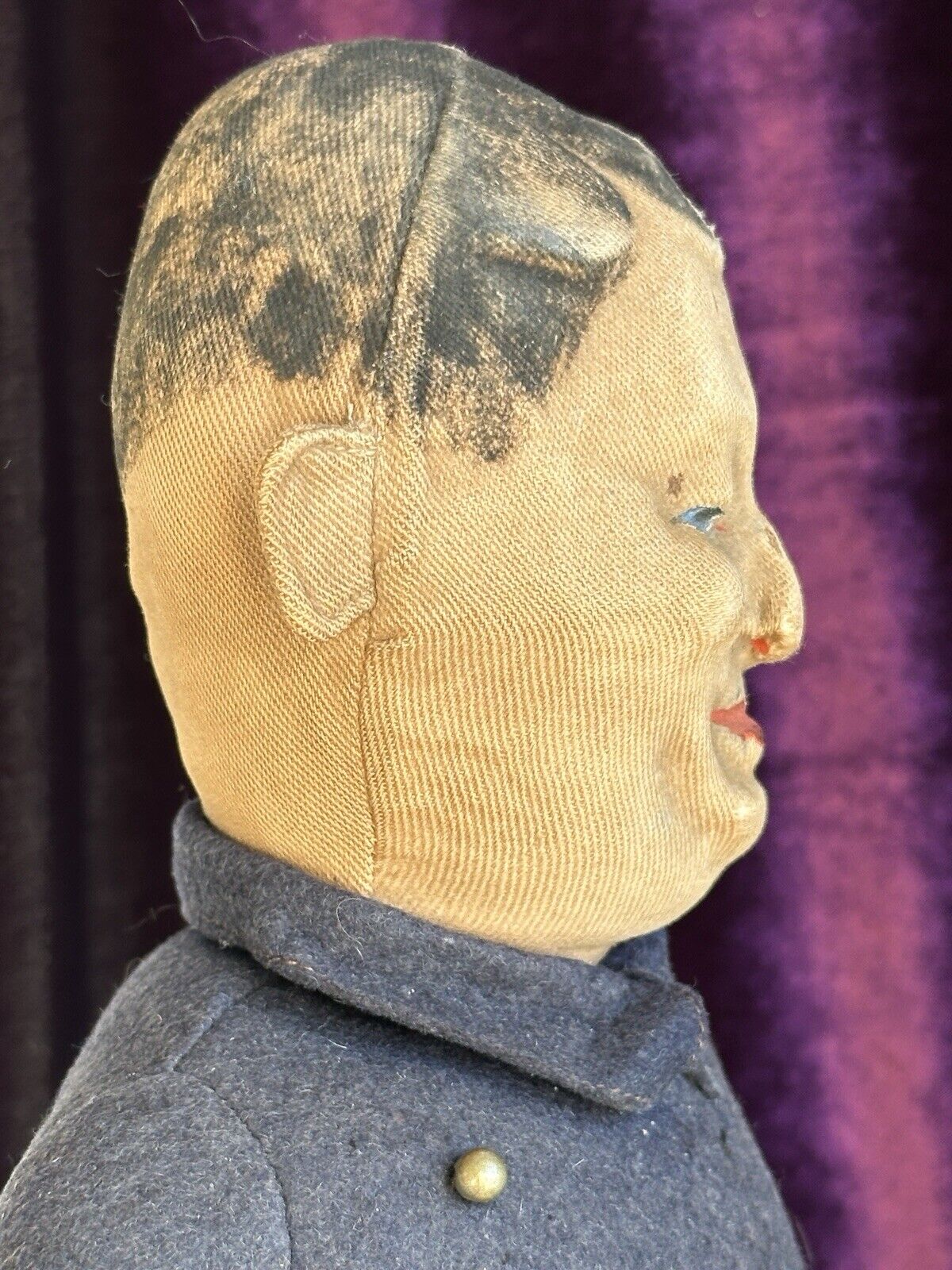 Unidentified 15” Vintage Dean’s Rag Book (?) Cloth Policeman Doll