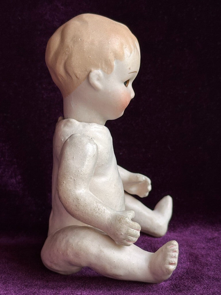 Antique Nippon 7" Bisque Head Composition Body Character Baby Doll