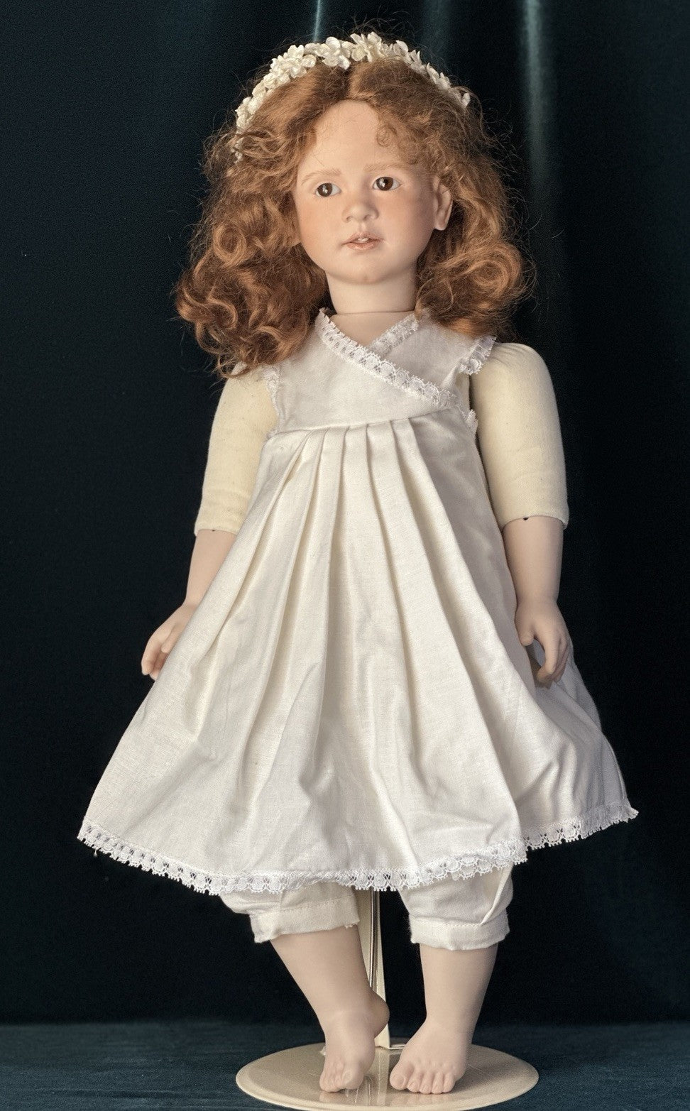 Collectible Artist 22” Porcelain Doll “Pauline” by Ruth Treffeisen LE 100 COA