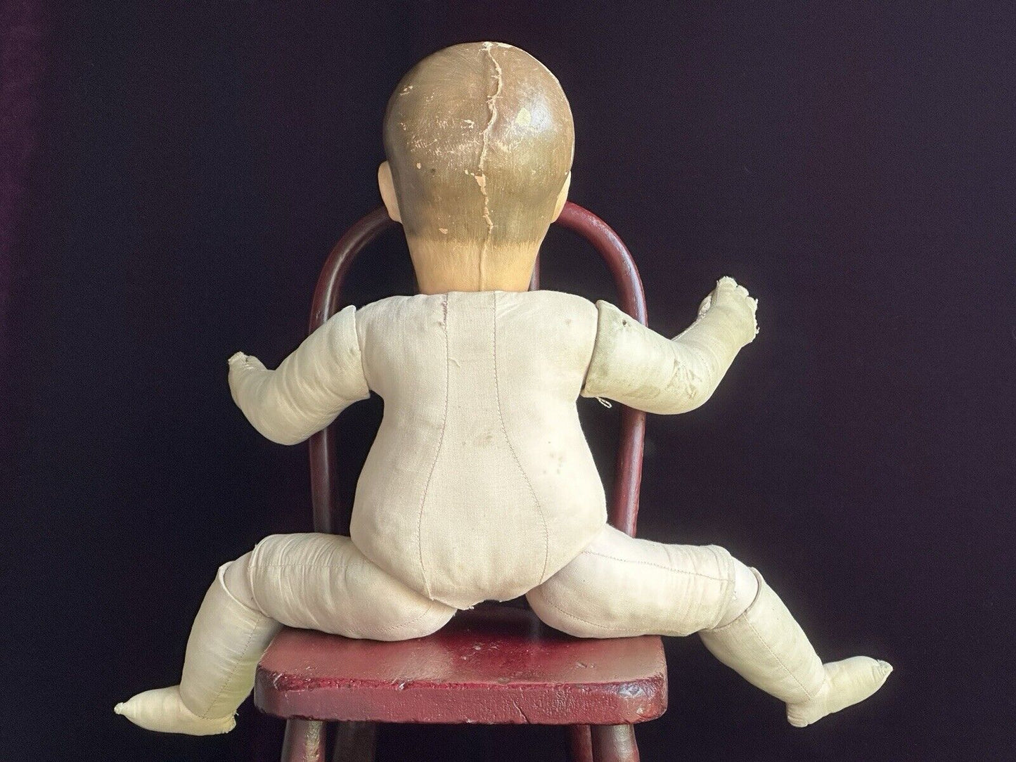 Rare Antique 1911 Kathe Kruse + Reinhardt Doll I Ball Jointed Swivel Head Boy