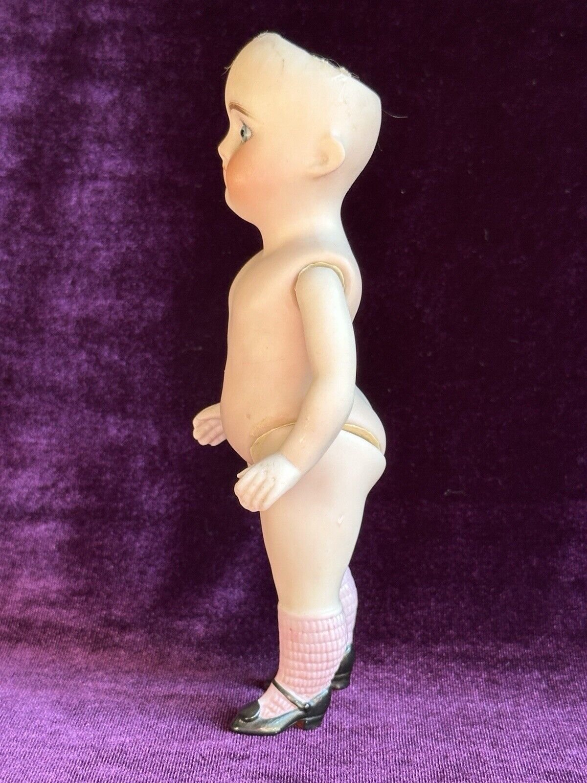 Antique German 6.25” Kestner 30 All Bisque Mignonette Doll