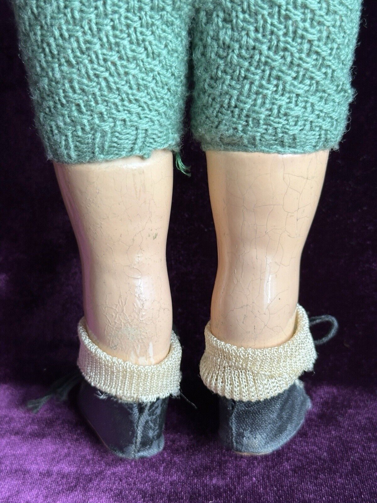 Antique American 14” Composition Effanbee Walk Talk Sleep Grumpy Doll