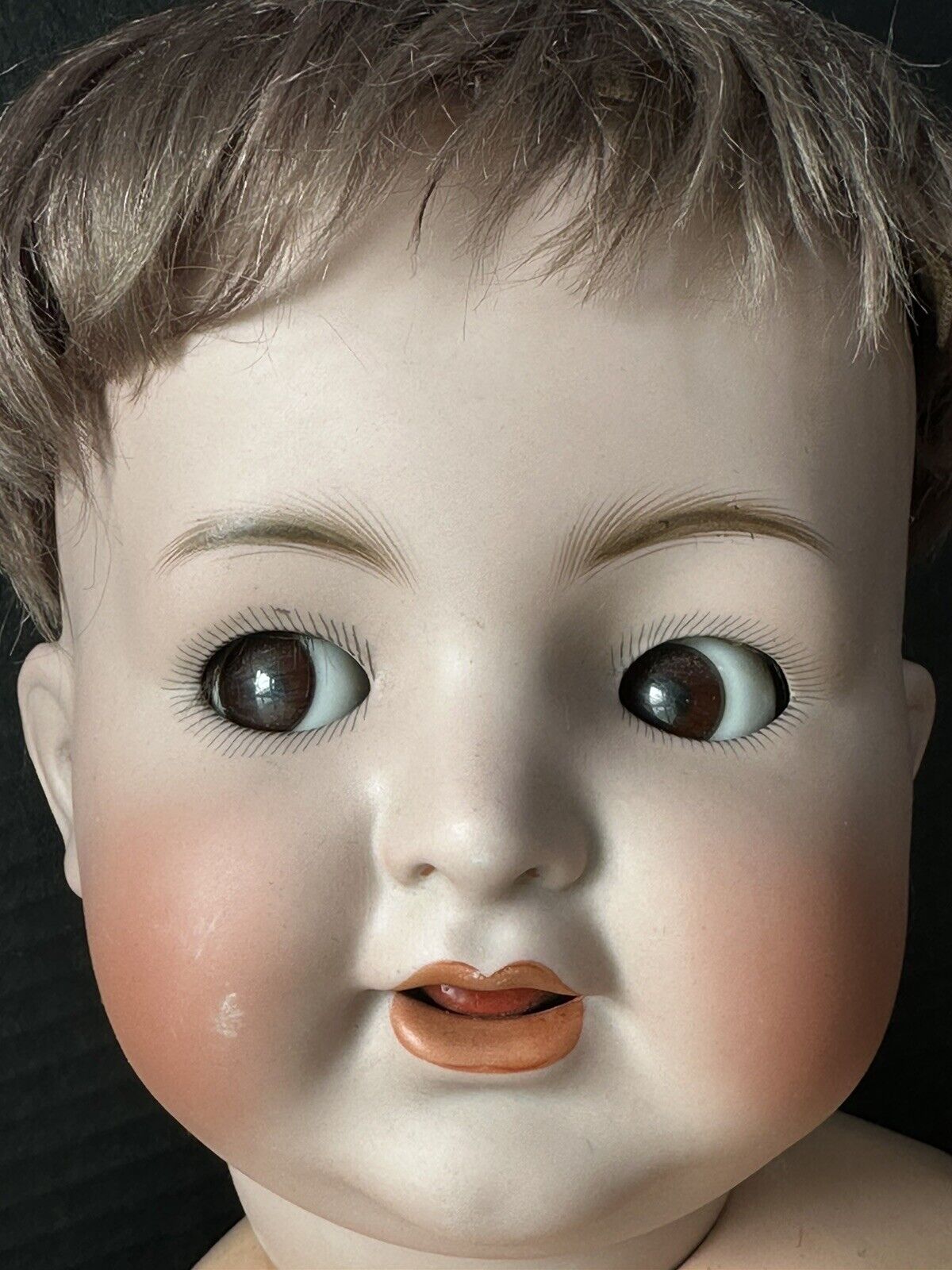 Large 24” Antique German Simon & Halbig Kammer & Reinhardt Flirty Eyes Baby Doll