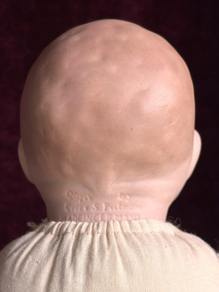 2 Antique German Grace Putnam & Armand Marseille Dream Baby Bisque Head Dolls