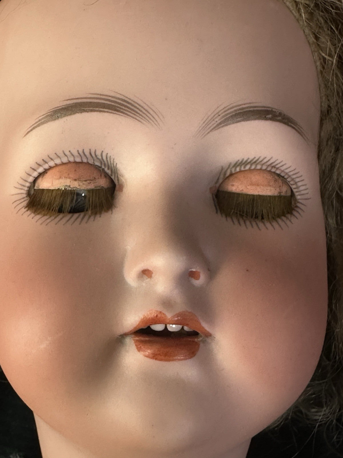 Antique German Mengersgereuth Porzellanfabrik Bisque Head 20” Doll