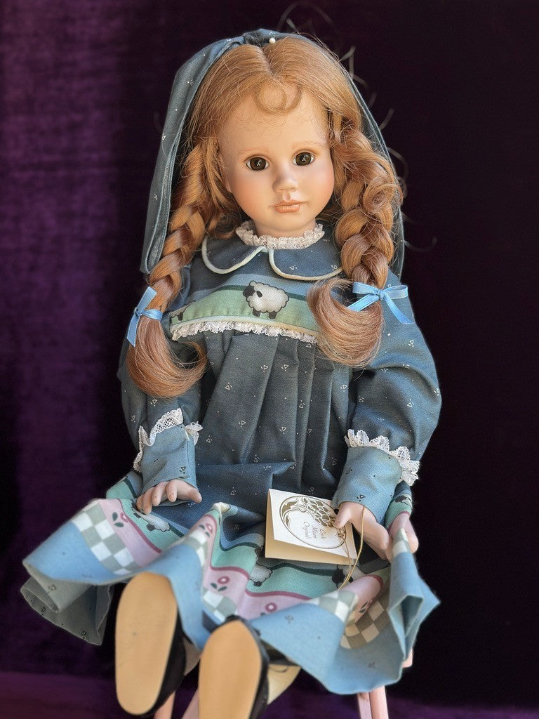 Collectible Porcelain 20" Linda Mason Originals Cristi Doll LE 50