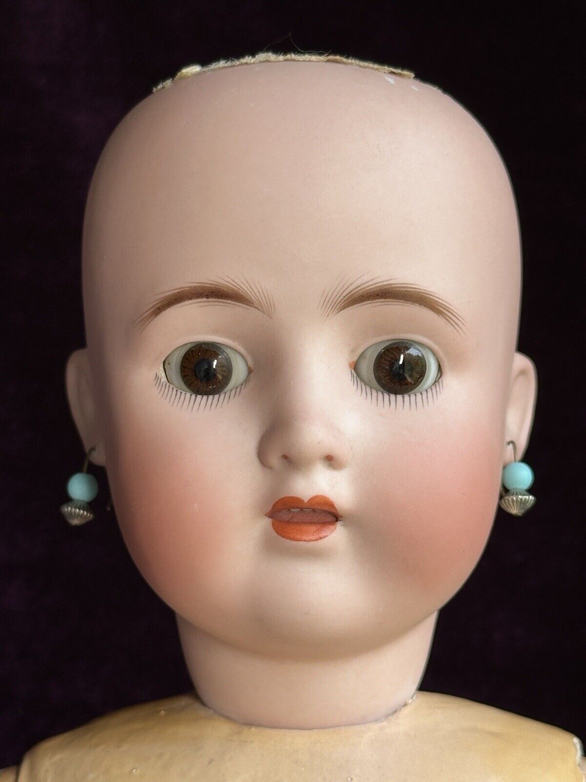 Antique German 23” Alt Beck Gottschalck ABG 1362 Sweet Nell Bisque Head Doll